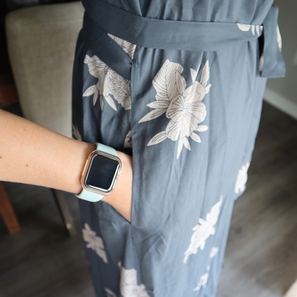 ❌SOLD! Roxy | Maxi Floral Wrap Dress With Pockets - Picture 5 of 8